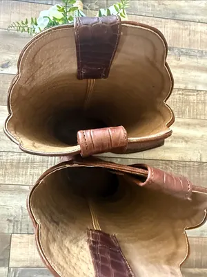 Idyllwind Brown Croc boots thumbnail 7