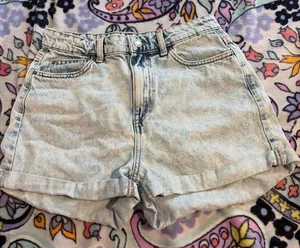 Light Wash Primark Jean Shorts thumbnail 1