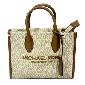 Michael Kors MK Small Vanilla Messenger Handbag Bag Purse‎ Shopper Lady thumbnail 1