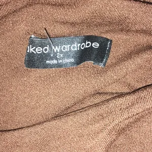 Naked Wardrobe Midi Sculpt Tank Dress Chocolate Brown New Plus Size 2X 2 NW thumbnail 6