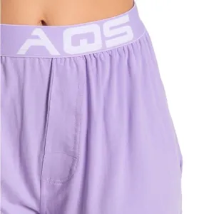 AQS‎ Unisex Periwinkle Lounge Pants Size Medium NWT Purple thumbnail 3