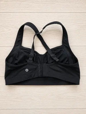 Lululemon Ta Ta Tamer Black High Support Sports Bra Sz 6 thumbnail 2