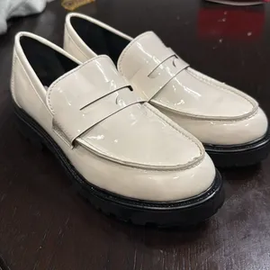 Steve Madden Lotto Lug Sole White Loafers thumbnail 8