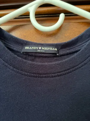 Brandy Melville Navy blue USA flag tee thumbnail 2
