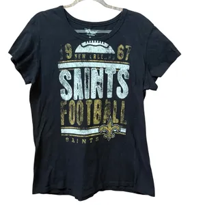 G III 4Her New Orleans Saints Size XL Tee T-Shirt Carl Banks NFL thumbnail 1