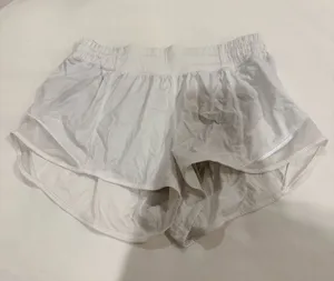 Lululemon Hotty hot 2.5 shorts in white thumbnail 1