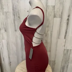 J for justify pink dress backless thumbnail 2