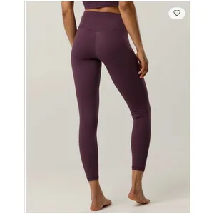 OFFLINE By Aerie Womens Size Medium Real Me High Waisted Crossover Legging Berry thumbnail 2