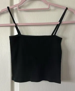 Brandy Melville Black Tube Strap Top thumbnail 1