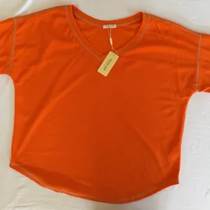 Ekouaer Lounge Set‎ Orange Cozy Soft Girl Athleisure Matching Set L thumbnail 3