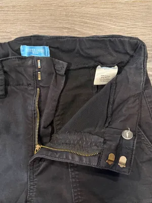 Draper James Wide Leg Crop Jeans Sz 8 Belle Meade Black High Rise Patch Pocket thumbnail 3