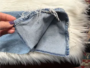 Abercrombie The 90’s Straight Ultra High Rise Split Hem Jeans thumbnail 6