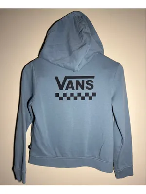 Vans Zip-Up Hoodie, Size M, Blue and Black thumbnail 3