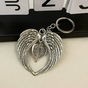 Angel Wings Keychain Charm for Men Women Car Keychain Key Ring Bag Charm thumbnail 3