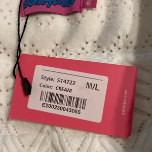 Edikted Tube Top color cream/white size M/L brand new and very cute thumbnail 5