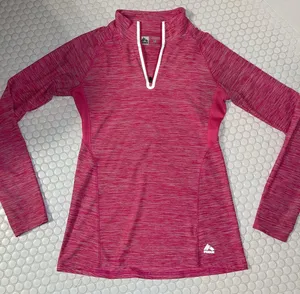 Quarter Zip Pullover Pink thumbnail 2