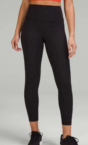 Lululemon Wunder Train High-Rise Leggings 25" Blaze Black thumbnail 1