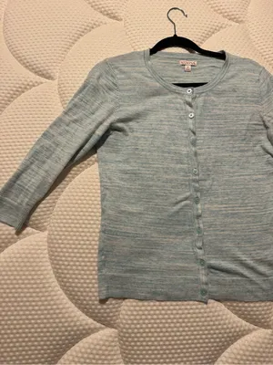 Merona Light Blue' Button-Up Cardigan Sweater thumbnail 2