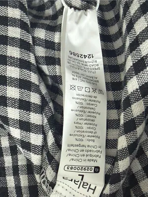 HALARA Black and White Gingham Sleeveless A-Line Dress NWT thumbnail 5