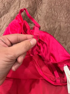 Colsie Bright Hot Pink Bodysuit with Adjustable Straps thumbnail 4
