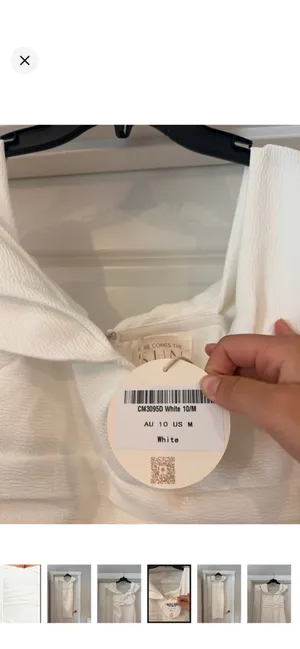 New Here Comes The Sun White Dress thumbnail 7