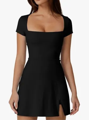 NWT • Square Neck Tennis Dress thumbnail 1