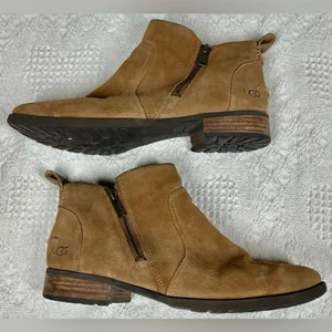 UGG Women's Size 10 Aureo II Brown Suede Ankle Boot thumbnail 2
