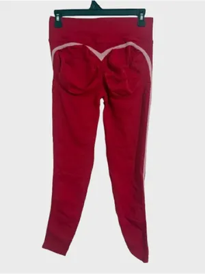 Gymshark Women’s Red High-Waist Leggings thumbnail 2