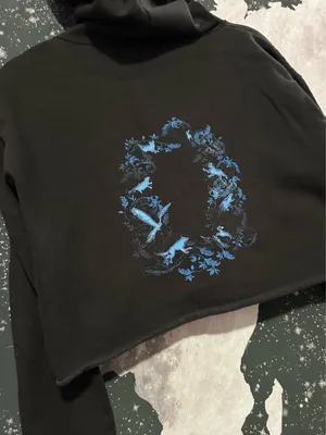 Harry Potter Forbidden Forest Experience Crop Hoodie thumbnail 3