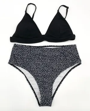 Beachy Bikini Set Size Large‎ Clean Girl Coastal Resort Swim Minimal Girly EDC thumbnail 1
