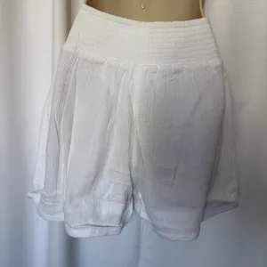 NEW Sundance Women's ZOLA Pull On Shorts White Cotton Gauze XS Beach Vacation thumbnail 7