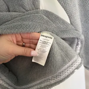 Patagonia t snap gray ivory‎ pocket pullover fleece thumbnail 4