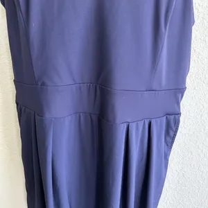 HALARA Jumpsuit XL Petite Breezeful Pocket Wide Leg Quick Dry Navy Blue thumbnail 9