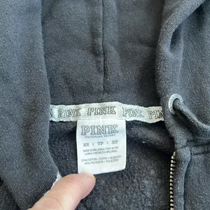 Pink Victoria’s Secret Hoodie with Dog Logo thumbnail 3
