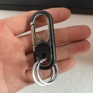 Car Keychain Carabiner Keychain for Men Women Double Key Rings thumbnail 6