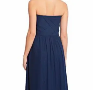 Adrianna Papell Charlotte Navy Bridesmaids Dress thumbnail 3
