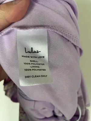 Lulu's Women Garden Meandering Maxi Dress Lavender Floral Very Good Condition M thumbnail 9