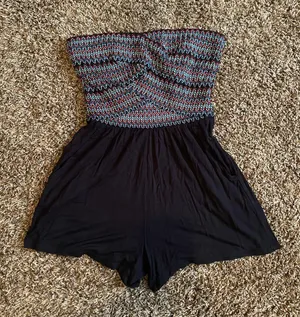 Jessica Simpson Strapless Romper thumbnail 1