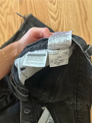 Levi's Black 501 Jean Shorts thumbnail 4