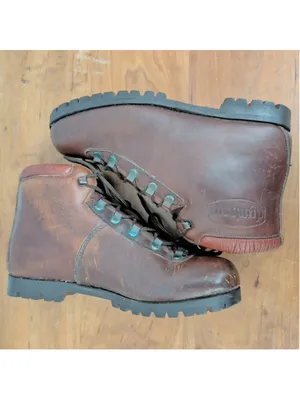 Vintage Leather Italian Made Mountaineering Style Boots thumbnail 4