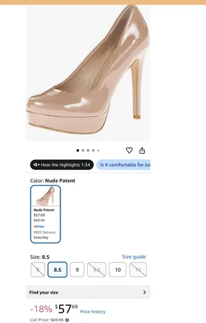 Chinese Laundry WOW Cream rounded toe Platform Pumps/Heels thumbnail 13