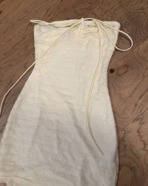 Edikted off white colored dress  thumbnail 1