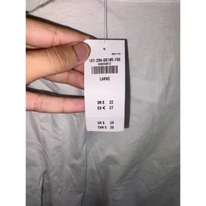NWT Abercrombie & Fitch AF Essential White Green Yellow Short Sleeve Shirt Sz L thumbnail 6