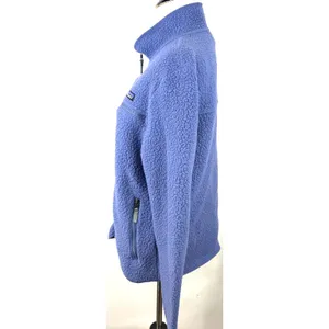 Patagonia Women's Purple Retro Pile Fleece Jacket Size Large thumbnail 6