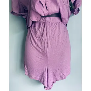 INC International Concepts Pajama Set Shorts Purple 2XL NWT thumbnail 6