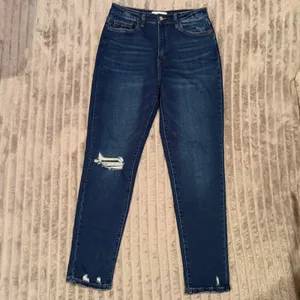 Vervet Los Angeles High Rise Distressed‎ Skinny Jeans Dark Wash VT1196 Size 29 thumbnail 2