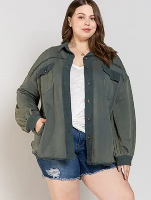 Pol Oversized Shacket Size Small‎ thumbnail 1