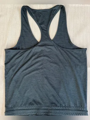 Vuori Lux Jumpsuit in Stone Heather Blue Size Small thumbnail 7