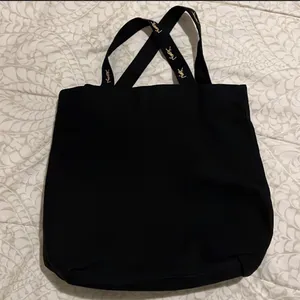 Yves Saint Laurent NEW  Parfums Black canvas Tote Bag thumbnail 5