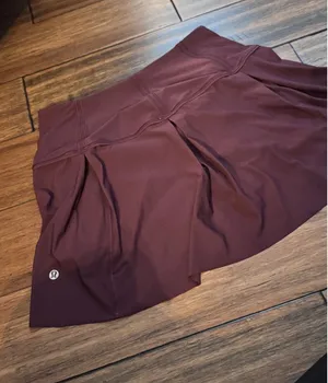 Lululemon Lost In Pace Skirt (Tall) 15" Dark Adobe' (Plum) thumbnail 2